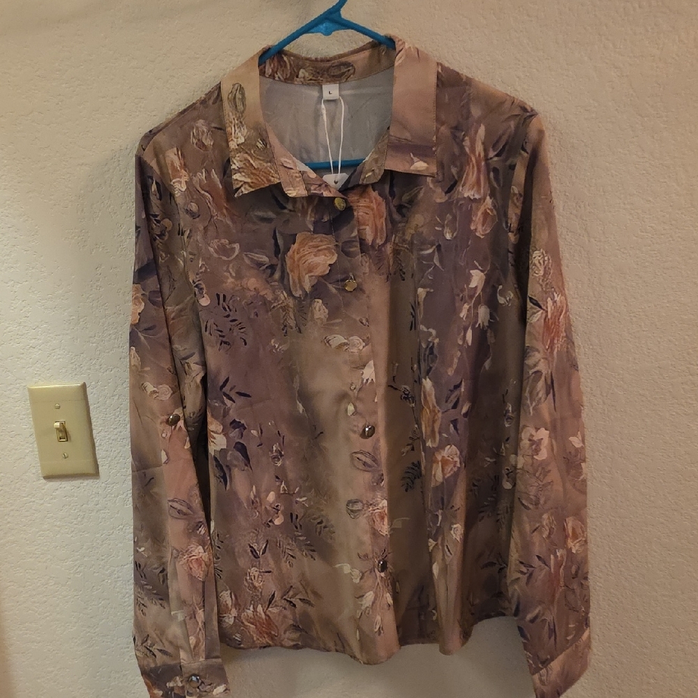 Floral Button-Up Shirt